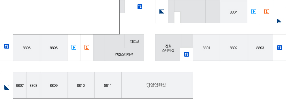 8층 원내 위치도