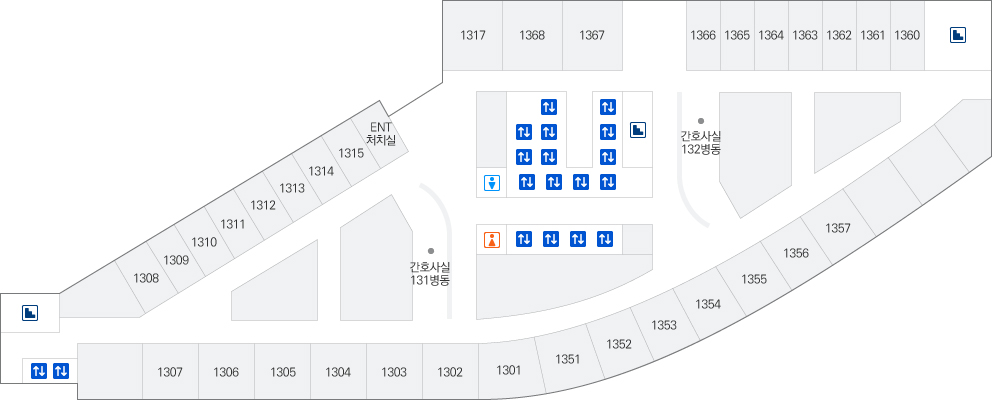 13층 원내 위치도